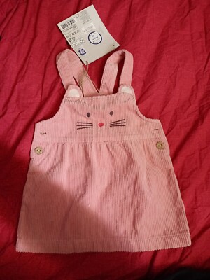 Lupilu Baby Latzkleid Größe 68 Farbe Pink
