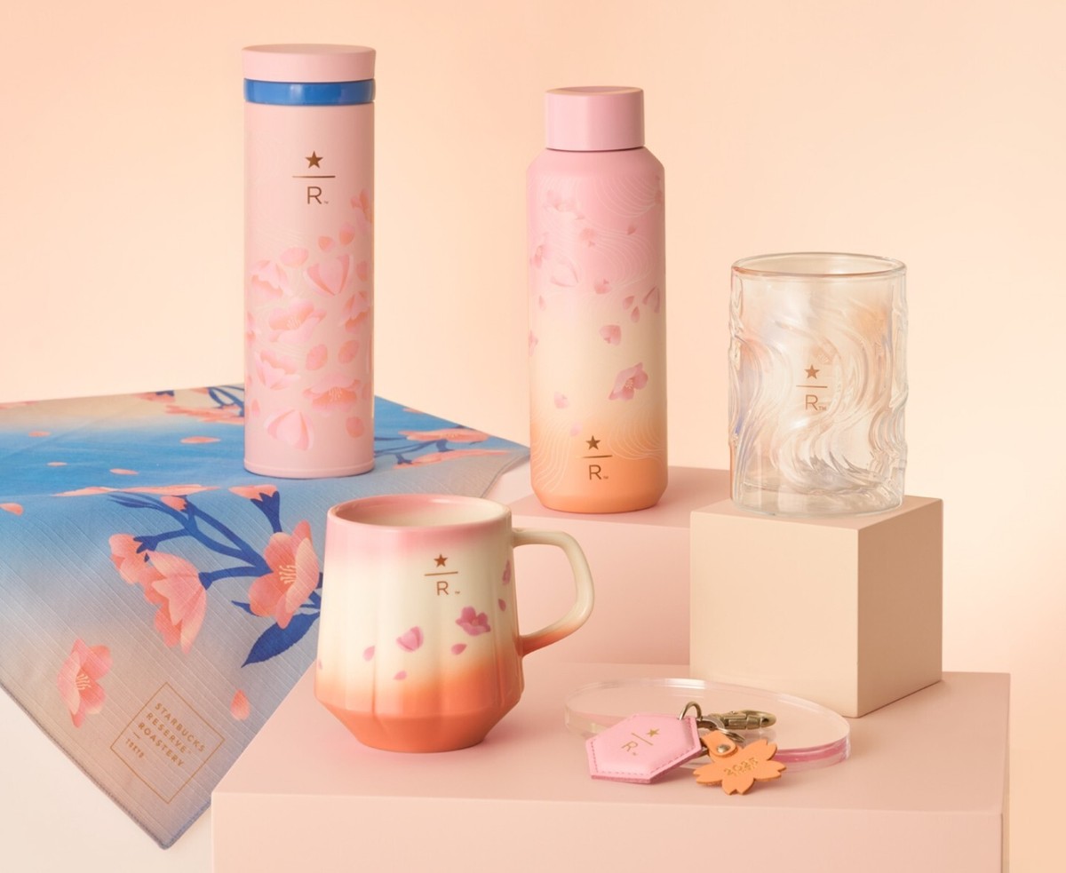 STARBACKS 水筒　SAKURA 2025 Starbucks Japan 2025 SAKURA Cherry Blossom Tumbler Bottle