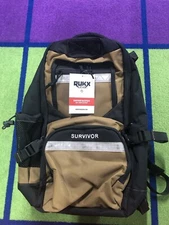 Rukx Gear ATICTSURT Survivor Backpack Tan 600D Polyester 