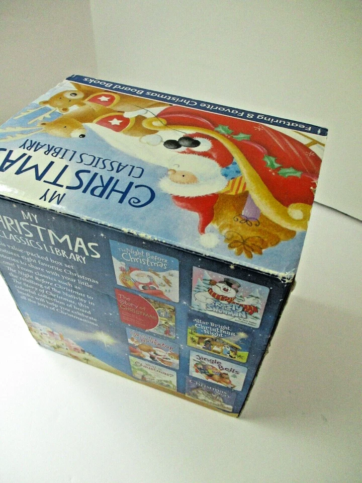My Christmas Classics Library 8 Favorite Board Books Set baby Toddler - Image 4 of 4