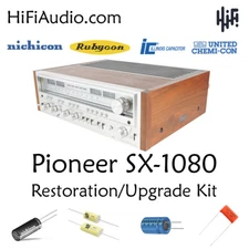 Pioneer SX-1080 FULL rebuild restoration recap service kit fix repair capacitor