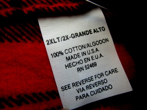 AMERICAN EDITION..RED & BLACK..PLAID..COTTON..FLANNEL..SHIRT..NEW..USA..2XL TALL - Picture 5 of 6