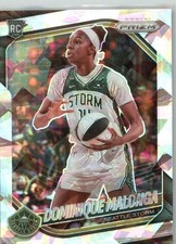2025 Panini Prizm WNBA #116 Dominique Malonga Ice Prizms