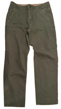 Legendary Outfitters Green Pants Men 34x31 Heavy-Duty Canvas Utility Pocket