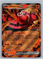 Carta Pokemon Fiamme Fantasmatiche Doppia Rara Oricorio ex 018/094 Near Mint