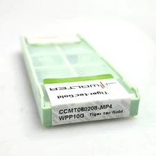 Walter CCMT 060208-MP4 WPP10G CCMT 21.52-MP4 Carbide Turning Inserts (Box of 10)