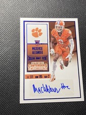2016 Panini Contenders Draft Picks  Ticket Mackensie Alexander #312 Blue Foil 
