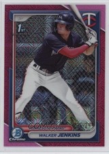 2024 Bowman Chrome Prospects Mega Box Fuchsia Mojo Refractor Walker Jenkins 05go