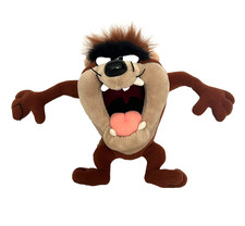 Vintage Looney Tunes 1994 Tasmanian Devil Plush By TYCO Playtime Inc, Pre-owned