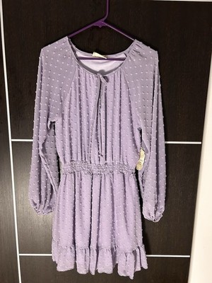Purple Polka Dot Dress
