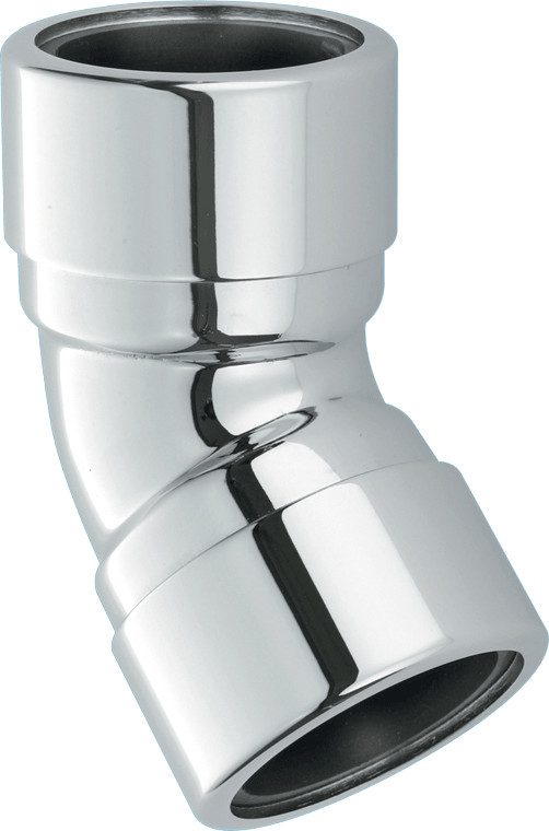 McAlpine 42B-CB 135 degree Chrome Plated Brass Compression Bend Fitting 1.5""