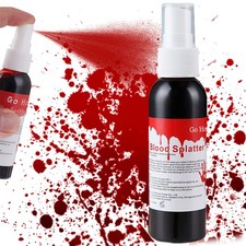 Blood Splatter Fake Washable 2.1 oz Halloween Spray Eye Drops Body Paint