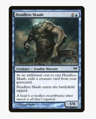 Headless Skaab | DKA | Zombie Tribal | MTG Pauper EDH Graveyard | Near Mint NM