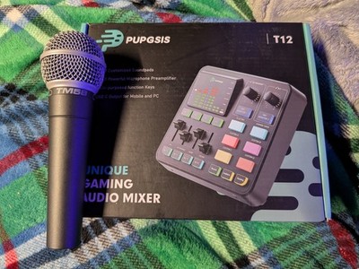 PUPGSIS audio interface usb with Superlux TM58 Dynamic Microphone