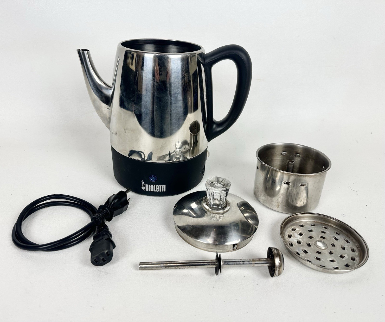Bialetti DK04B 4 Cup Coffee Pot Percolator - Intertek 35009