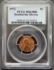 1972 Doubled Die Obverse Lincoln Cent 1C DDO, PCGS MS 63 RB, Nice High Grade