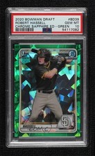 2020 Bowman Chrome Draft Sapphire Edition Green 20/50 Robert Hassell III 1lq2