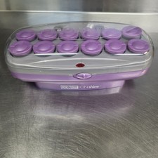 Conair ION Shine w/12 Velvet Flocked Hot Curlers, NO Clips Model CHV14IX