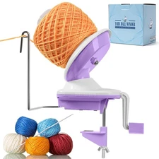 SPEENSUN Yarn Winder for Crocheting, 3.5 OZ Easy-to-Install and Efficiently ...
