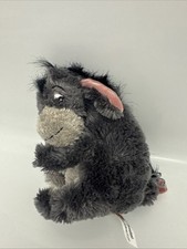 NEW VINTAGE AUTHENTIC DISNEY PARKS 9'' EEYORE MINI BEAN BAG PLUSH REMOVABLE TAIL