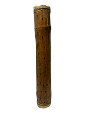 Vintage Bamboo Wooden Rainstick Shaker Musical Rain Maker Stick 24  x 4"