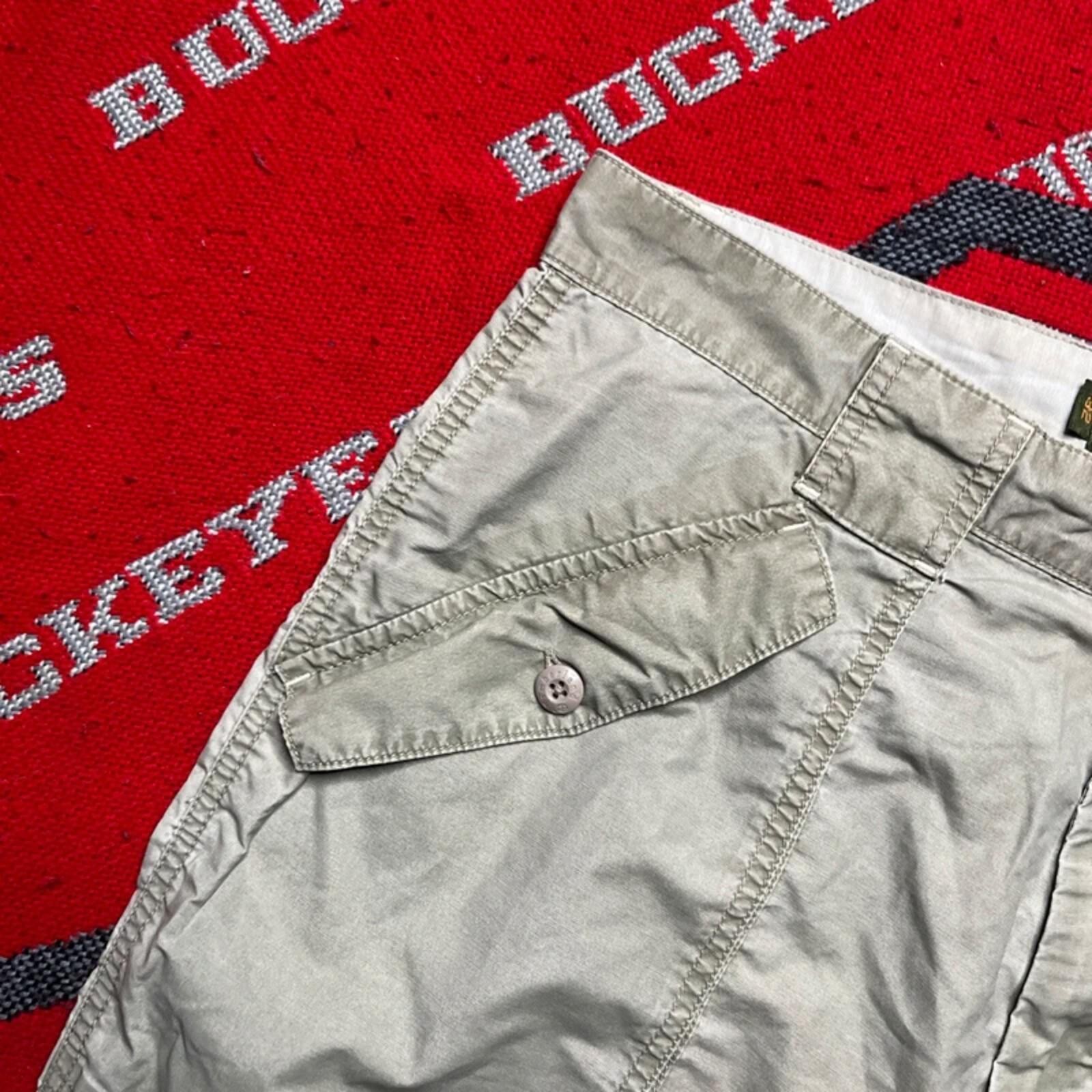 Vintage Timberland Men’s Olive Green Cargo Shorts | 32W image 2