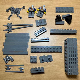 LEGO Castle King&rsquo;s Castle 7094 Vintage Set w/ Manual Cleaned Parts Incomplete