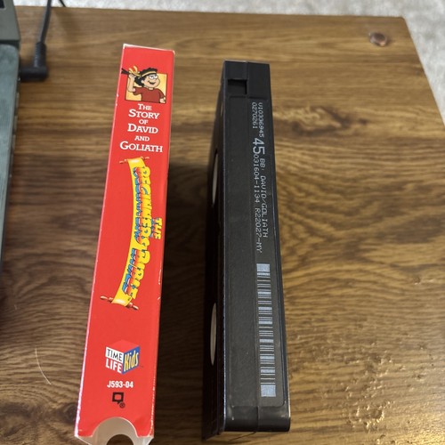 Beginner's Bible -The Story of David And Goliath VHS, 1995 Sony Wonder Time Life - Imagen 2 de 4