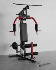 Multifunctional Home Gym Equipment Body Workout Station with Pulley System 400lb