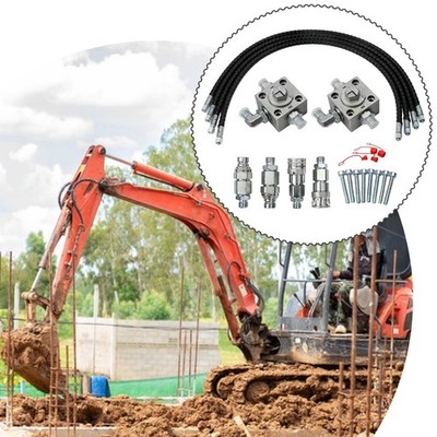 Mini Excavator 3 Way Diverter Valves Kit Practical Mini Excavator Attachment