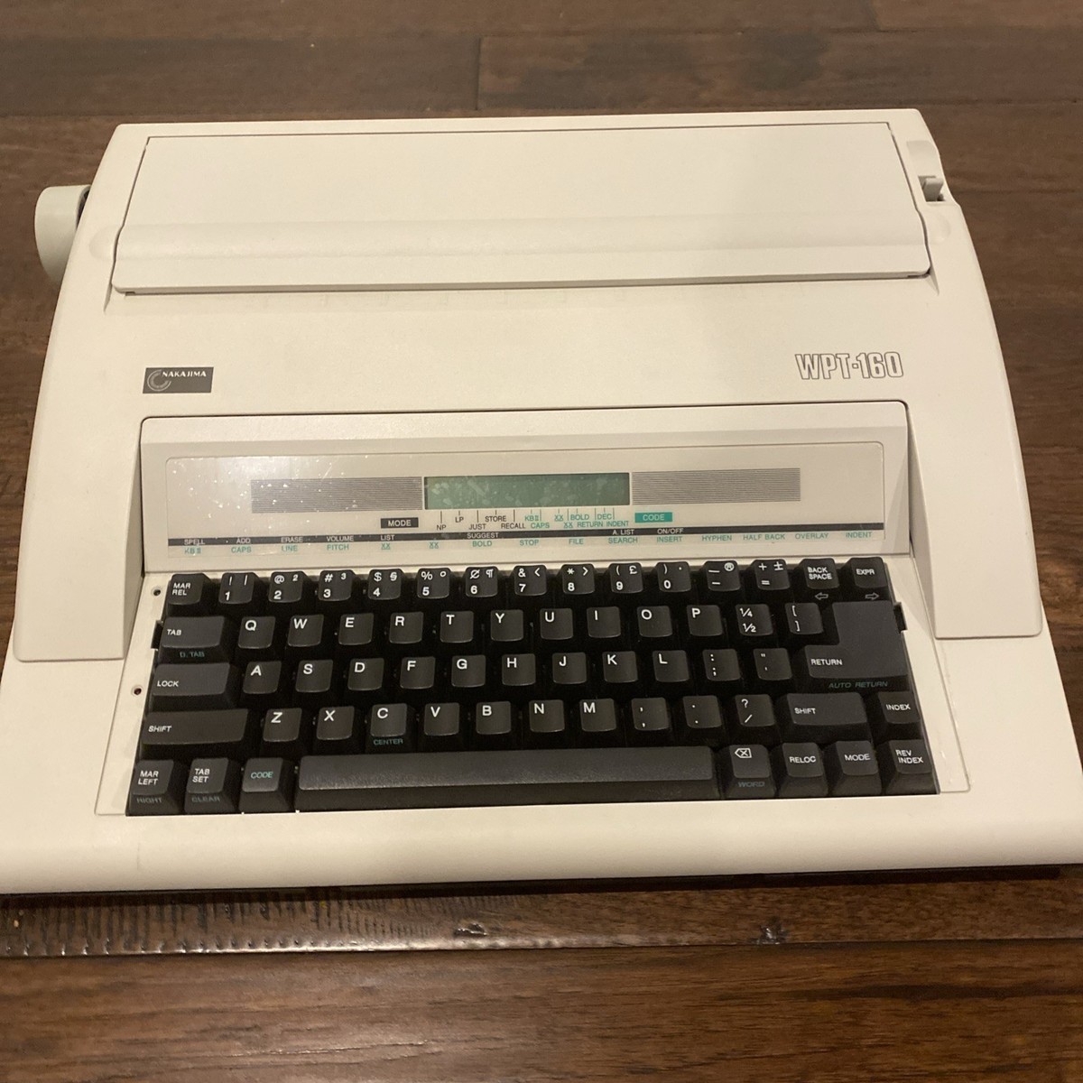 未使用品】NAKAJIMA タイプライター wpt-160 Nakajima Wpt-160