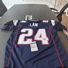Ty Law Signed Autographed New England Patriots Jersey JSA