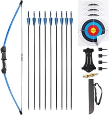 Juego De Arco De Tiro Con Arco, Arco Recurvo Y Flecha, Juego Para Adultos NUEVO.