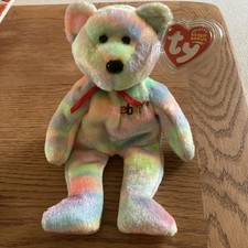 Ty Beanie Baby Bidder (MBNA Exclusive) the EBay Bear, With Tag Protector