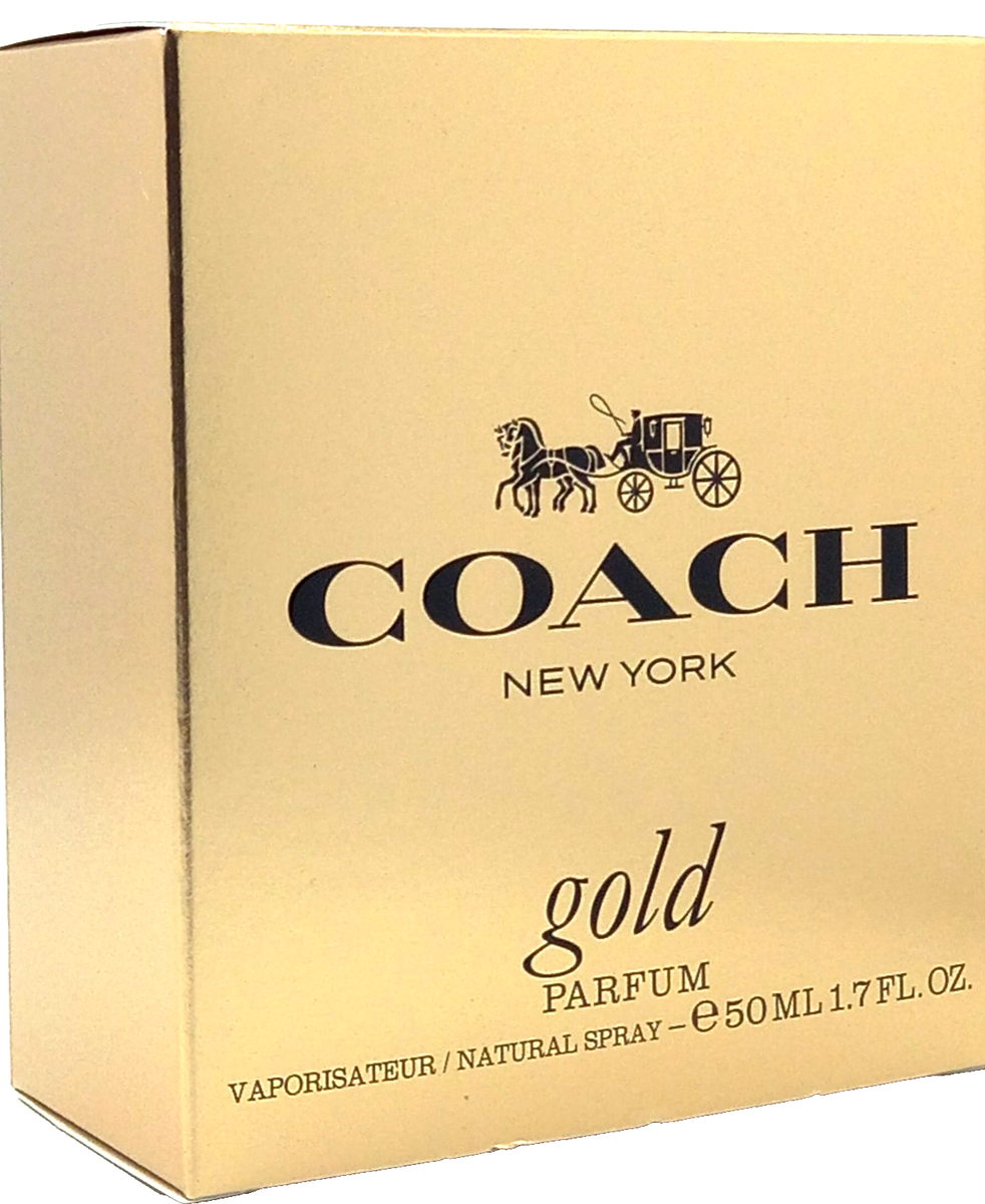 COACH GOLD PARFUM SPRAY FOR WOMEN 1.7 Oz / 50 ml BRAND NEW IN BOX
