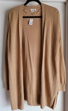 Gap Women's Cardigan Size S Tan Sweater New With Tags Cozy Coastal Grandma
