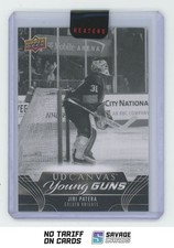 2023-24 UD Canvas Young Guns Black & White Jiri Patera #C226 Vegas Golden