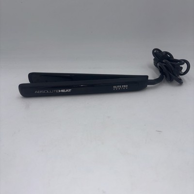 Absolute Heat Elite Pro Series  AH-PFCGM  Black Hair Straightener 