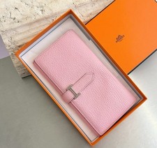 HERMES Bear Souffle Chevre Rose Sakura Silver Hardware