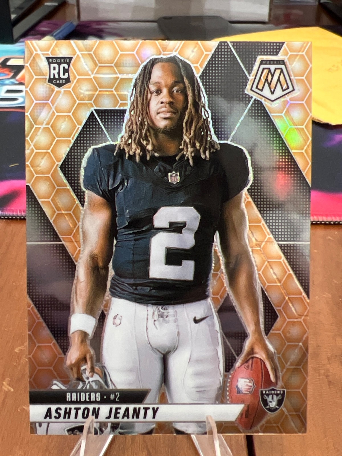 2025 Panini Mosaic FOTL Ashton Jeanty (RC)  Honeycomb Image Variation SSP #287