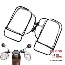 Motorcycle Handle Gloves,Water Resistant Windproof Transparent Handlebar