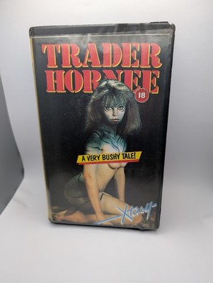 Trader Hornee VHS Big Box Ex Rental Xstacy 1987 80s Video Tape Vintage Rare UK