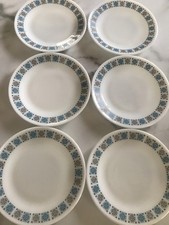 Vintage Pyrex JAJ Chelsea Side Plates 16.5cm Set of 6