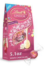 Lindt LINDOR Birthday Cake White Chocolate Candy Truffles, 5.1 oz. Bag