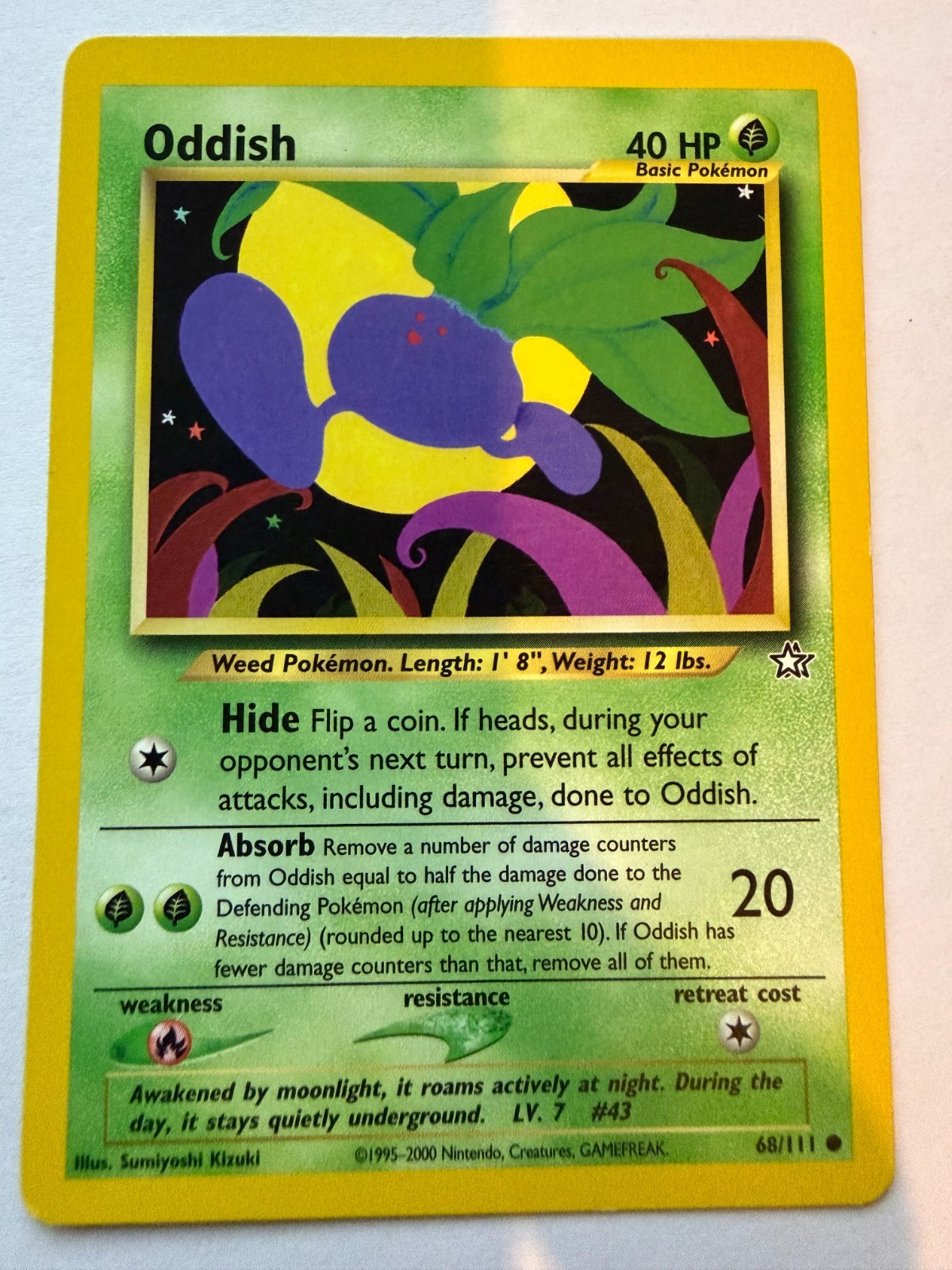 Oddish 68/111 Neo Genesis Regular