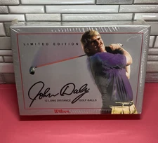 12 John Daly Limited Edition Signature Golf Balls by Wilson Sealed Box 1990