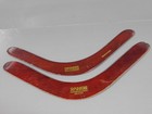 2- RANGS Australian Wooden Boomerangs  ONE LEFT-HANDED Pelican & RH Kookaburra — photo 3