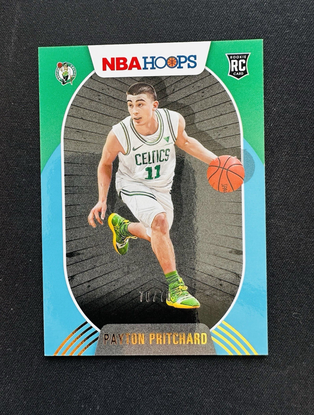 2020-21 Panini NBA Hoops - Payton Pritchard #204 Teal /70 (RC)