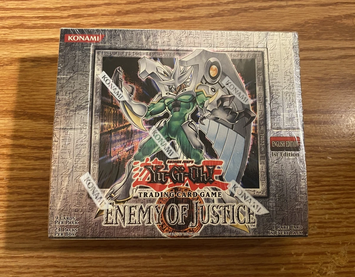 Yu-Gi-Oh! TCG Enemy of Justice Sealed Collectible Card Game Packs