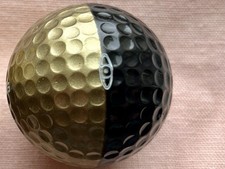 Vintage PING Karsten Eye Two-Tone golf ball Gold Black 2. Excellent